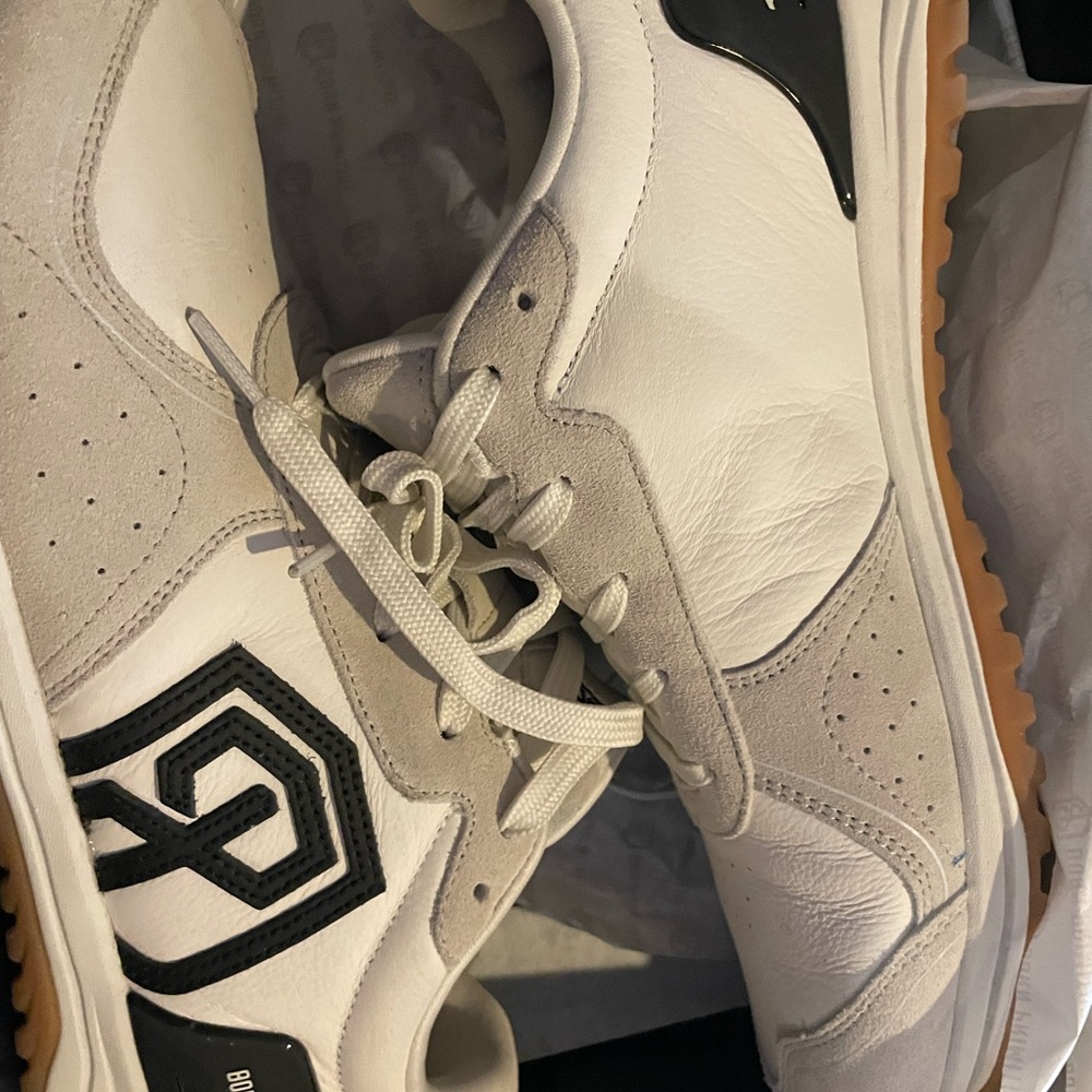 Born Primitive White and Black Athletic Shoes